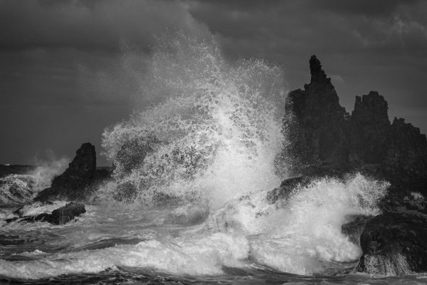 a wave frozen in time